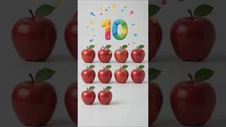 Count the Apples 1 to 10 🍎 | Learn Numbers for Kids | Counting Game #shorts