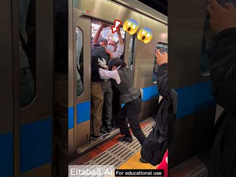 البنت أنقذت الرجل فى القطار 