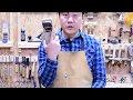 수공구 대패 사용법 How to use a japanese hand plane.