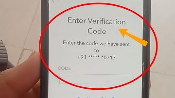 Snapchat Code Problem | How To Fix Snapchat Verification/Confirmation Code Problem