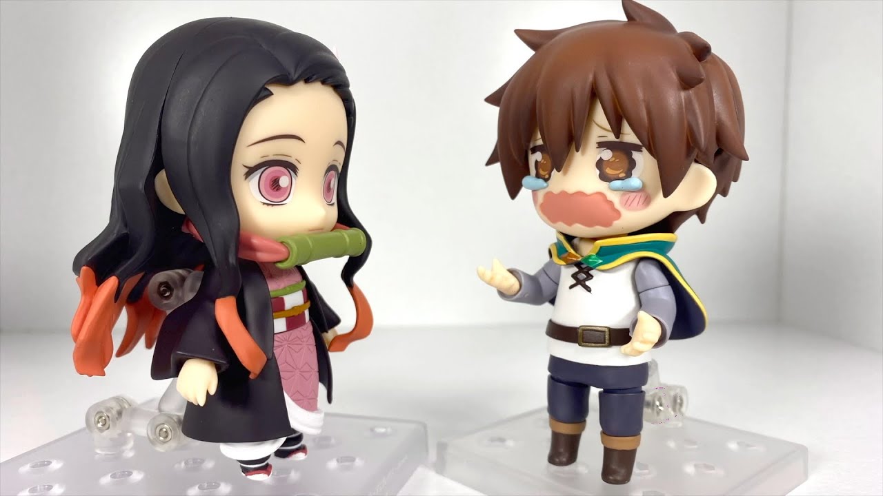 7 ねんどろいど集合 禰豆子フィギュア コマ撮り Youtube