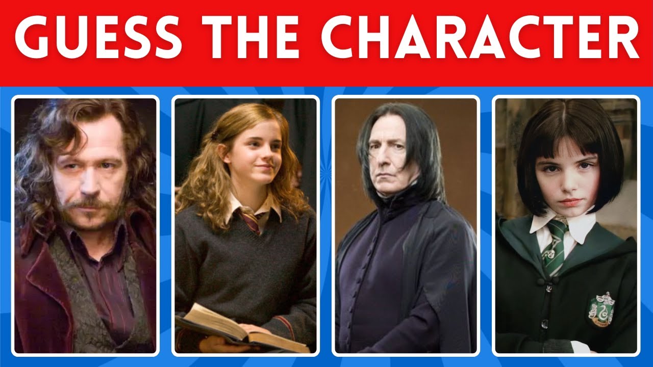 Guess the Harry Potter Character! 🧙‍♂ | 50 different characters⚡