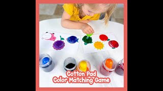 Color Matching Worksheet - Make Ordinary Cotton Pads Vibrant!