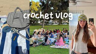 a very busy crafty week - hosting a crochet meetup, making orders + thrifting