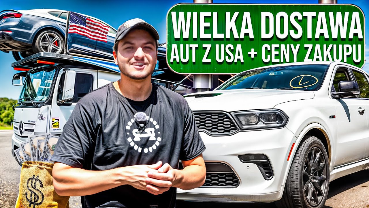 Oglądamy WIELKĄ dostawę aut z USA! (od 7.000 do 34.000$)!