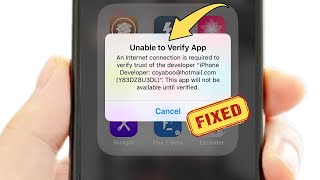 How To Fix Unable to verify app on iPhone | Unable To Verify app issue on iOS 27 screenshot 2