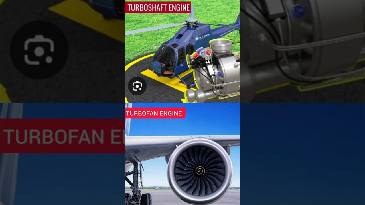 Helicopter vs Airplane Engine Types