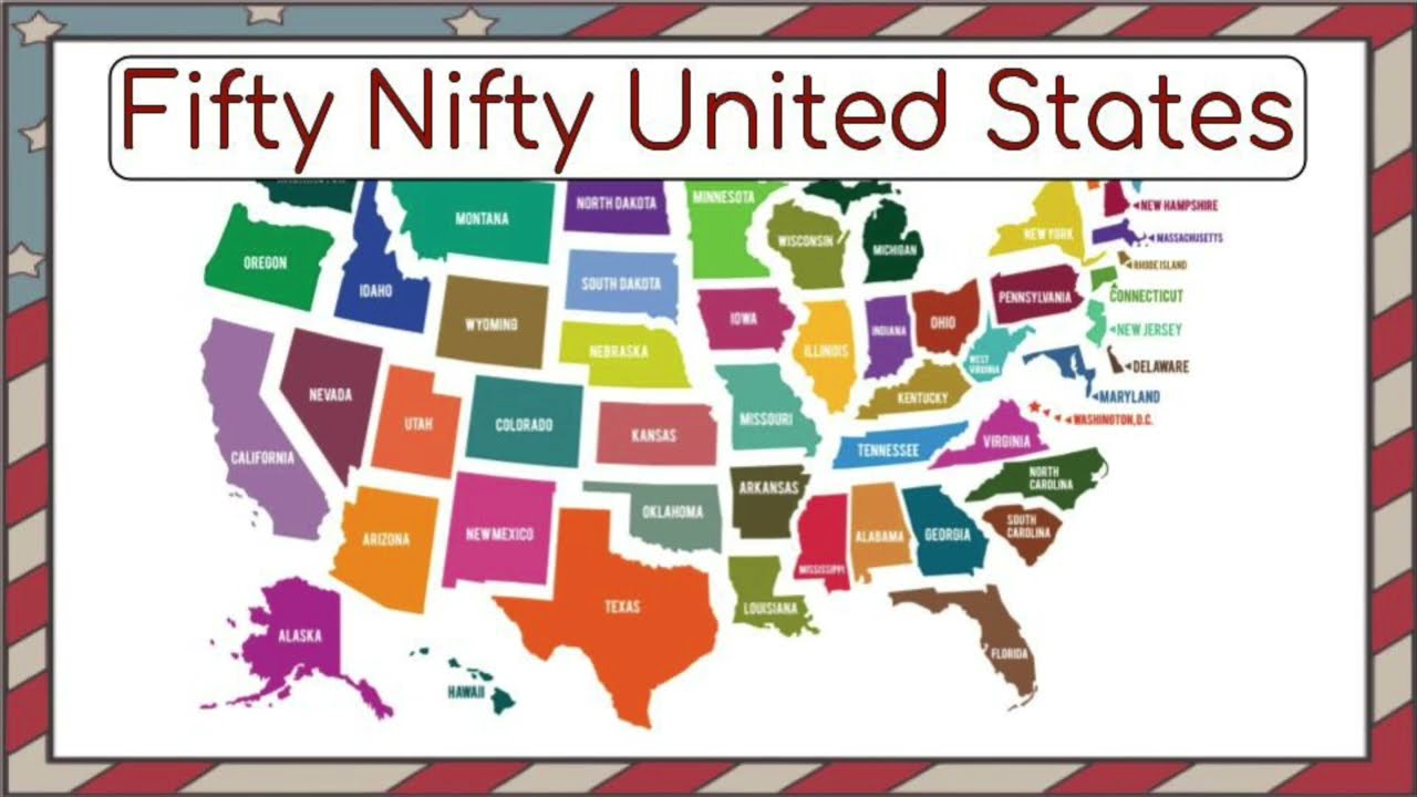 Fifty Nifty United States Lyric Video with claps