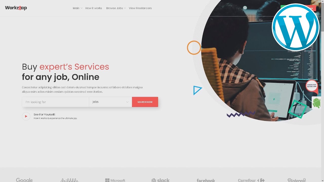 Workreap Freelance Marketplace ★ WordPress Themes & Templates ★ - YouTube