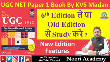 UGC NET Paper 1 Book By KVS Madan
