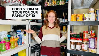 LARGE FAMILY FOOD STORAGE TOUR