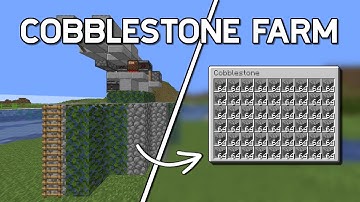 Best Automatic Cobblestone Farm Minecraft 1.21.10 - 60,000 Items per Hour