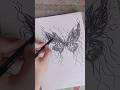 How to draw Butterfly Drawing Easy Step by Step | Beautiful Nature Art Tutorial