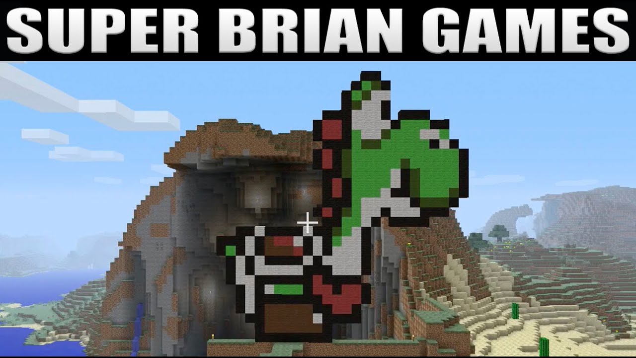 Minecraft Pixel Art - Yoshi - YouTube