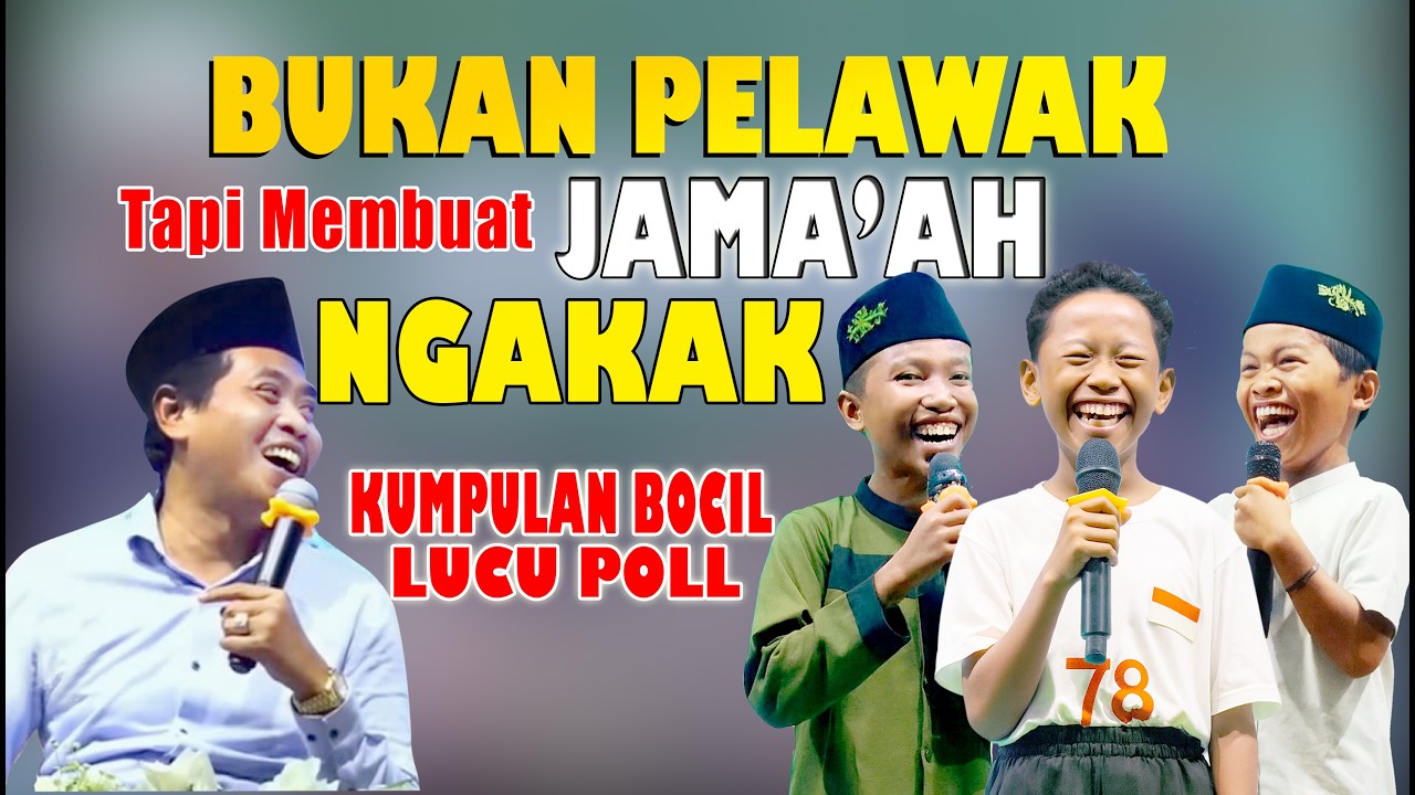 bukan pelawak tapi bikin jama'ah gak berhenti ngakak, sholawat lontong tahu pengjian kh. anwar zahid