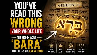 Episode 1: You’ve Read Genesis 1:1 Wrong Your Whole Life (The Hidden Word ‘Bara’)