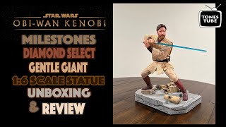 Obi Wan Kenobi Milestones Statue (by Diamond Select) by TonesTube 101 views 3 months ago 4 minutes, 58 seconds