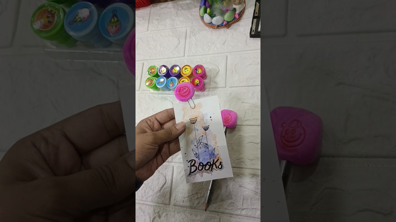 DIY craft with cute stamps 