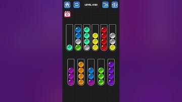 Ball Sort Puzzle by Guru Game: Levels 4181, 4182, 4183, 4184, 4185