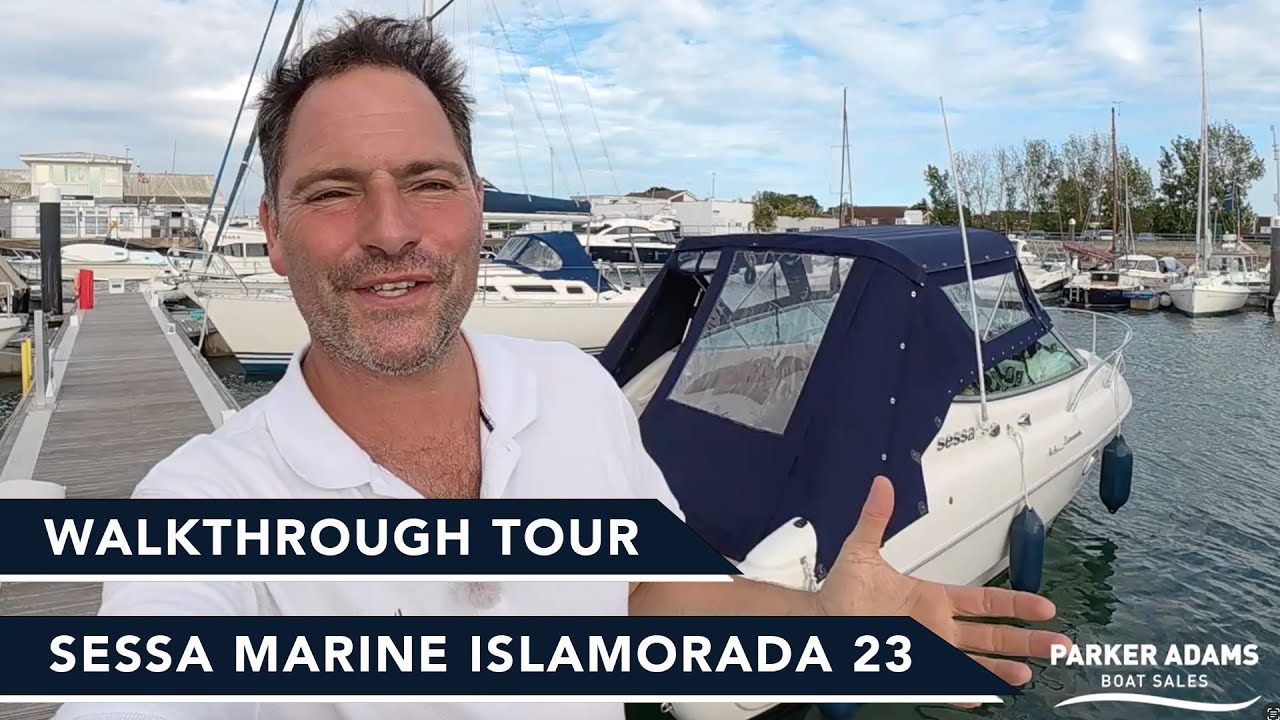 Sessa Marine Islamorada 23 Walkthrough Tour - Stunning Condition and upgraded in everyway!