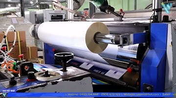 Vận Hành Máy Cán Màng Tự Động | Quy Trình In Ấn | In Sao Việt Nhật