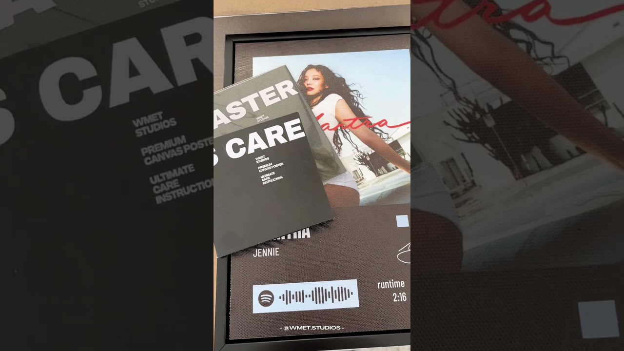 Hướng dẫn quét mã Spotify và NFC trên tranh Canvas Art | WMET STUDIOS