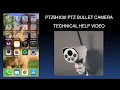 PTZ BULLET PTZX4B30 INSTRUCTION / SET UP  VIDEO with app CAMHI