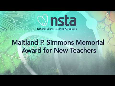 2026 NSTA Awards: Maitland P. Simmons Memorial Award for New Teachers