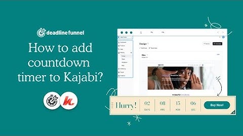 How to add countdown timers in Kajabi?