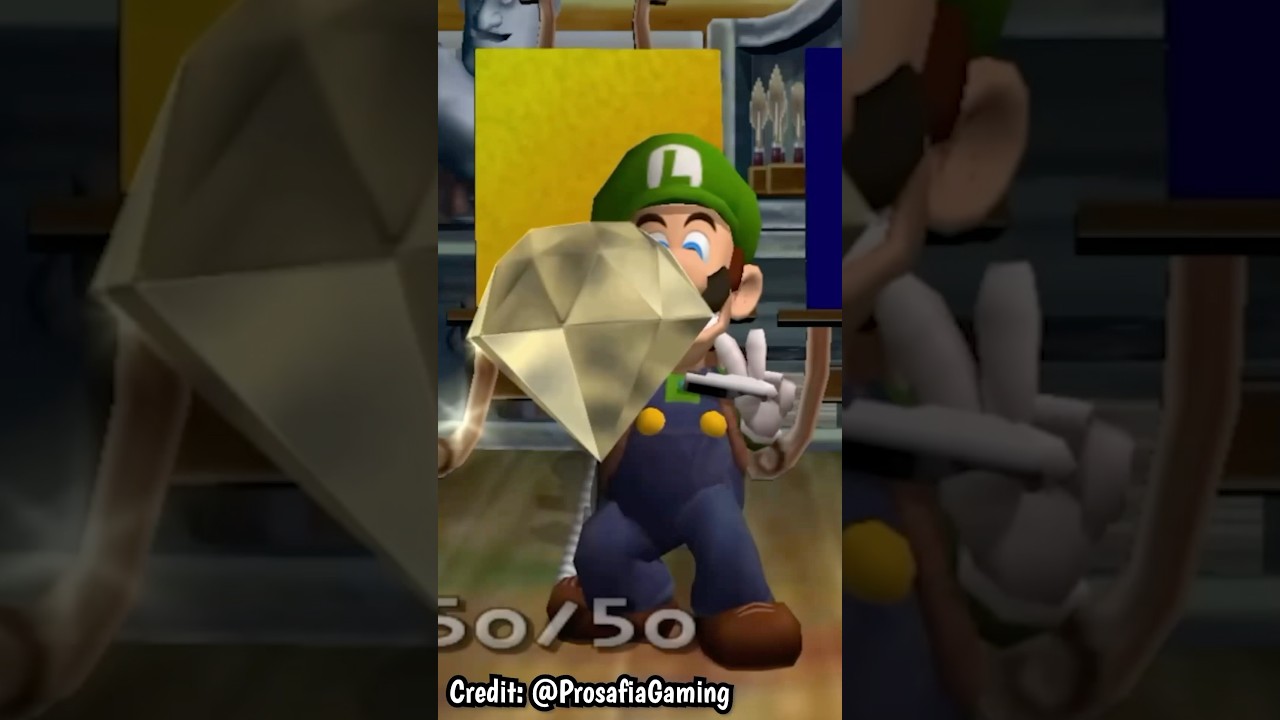 I was CHEATED out of Luigi’s Mansion PERFECT ENDING… | #luigismansion #glitch #furry