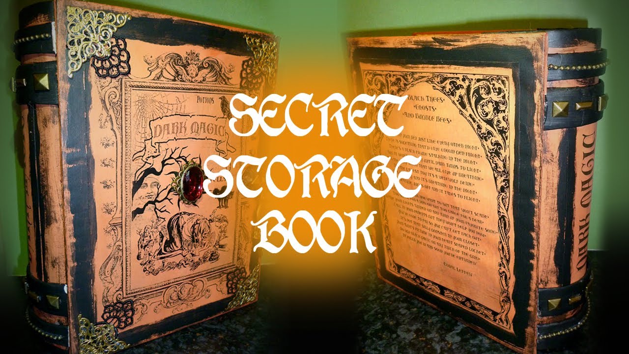 Secret Storage Book - Dark Magic - Book of Spells WOC - YouTube.