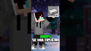 Minecraft pero los DROPS se MULTIPLICAN 😱