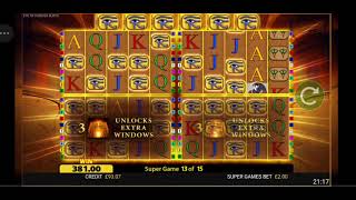 £2 Super Games on Eye of Horus 4 SLOTS. Virgin Games UK online slots. screenshot 4