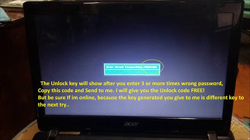 Hard Drive │Bios Password Remove via Key