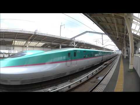 The Shinkansen train animation, Hokuriku area and Tohoku-Shinkansen