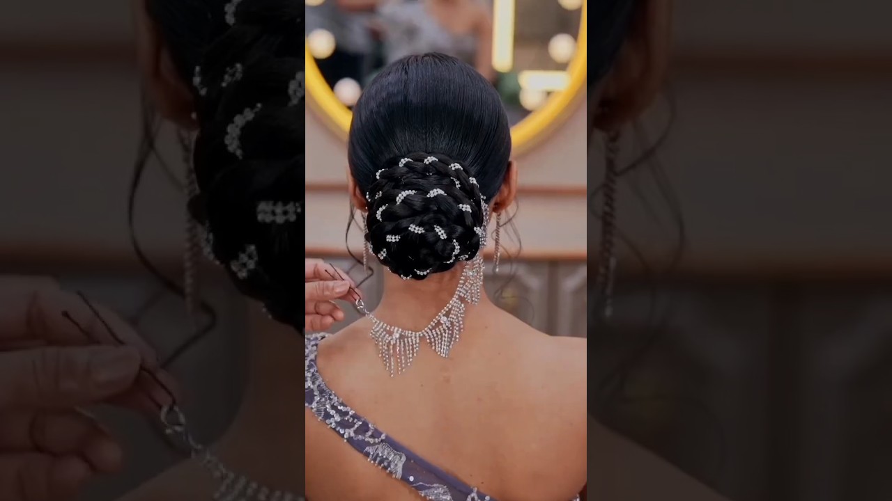 Trending Lace Bun Hairstyle✨