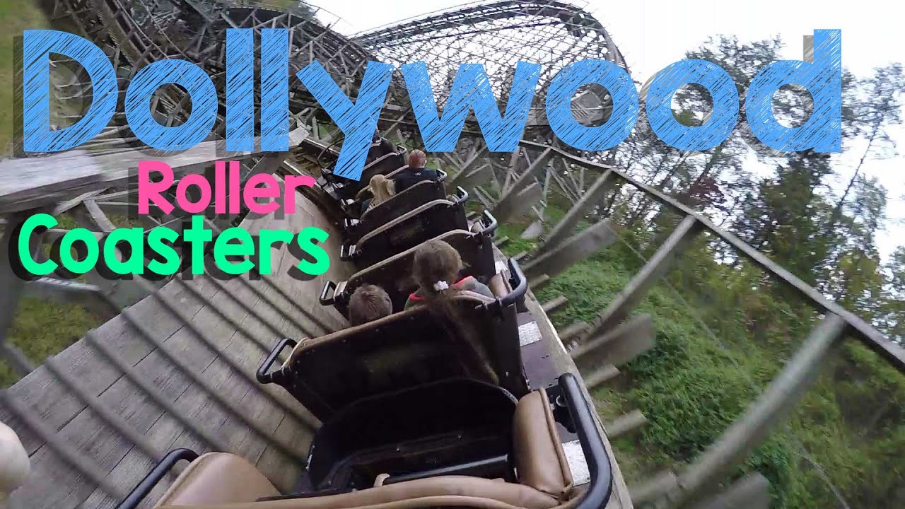 Dollywood Roller Coasters FireChaser Express and Thunderhead YouTube