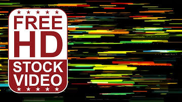 Free Stock Videos - abstract colorful lines moving passing by 2D animation