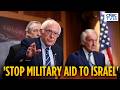 STOP ILLEGAL WARS: Bernie Sanders Calls To End US Aid to Israel Amid War | N18G