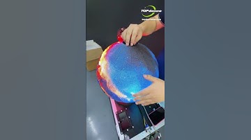 LED Ball? watch to end  #leddisplay #sphere #ledscreen #shorts
