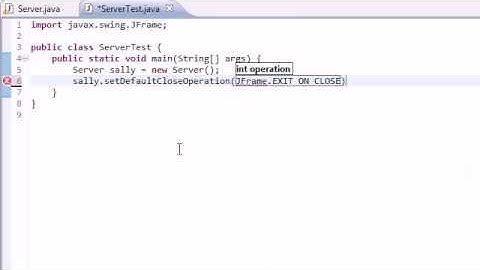Intermediate Java Tutorial   048   Testing the Servers Instant Messenger