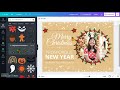 How to create a Christmas Card in Canva | How to design Photo Christmas cards 2021 in Canva tutorial