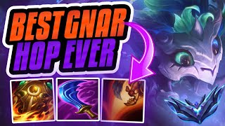 THE BEST MINI GNAR HOP YOU WILL EVER SEE!!! Season 12 Gnar Ranked Gameplay (League of Legends) (UTD)