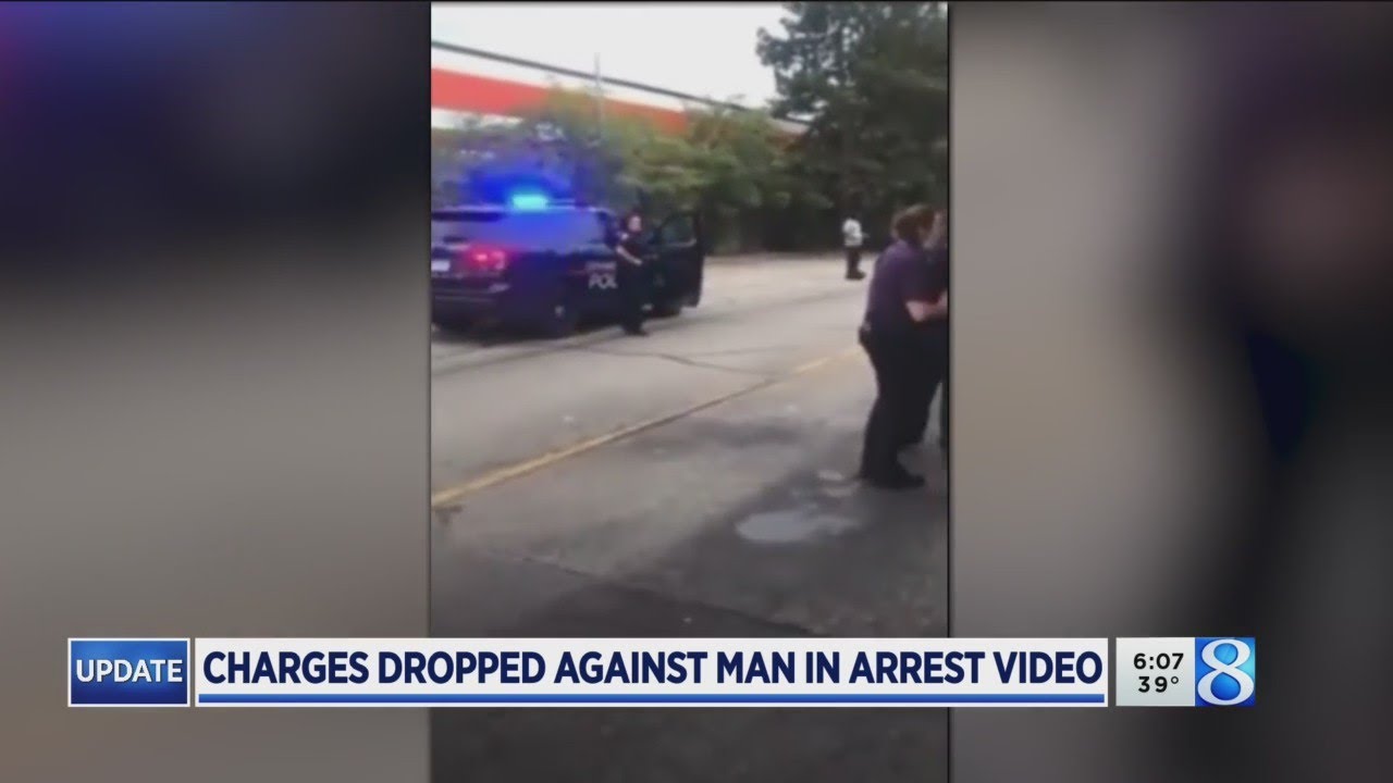 Charges dropped against man in arrest video