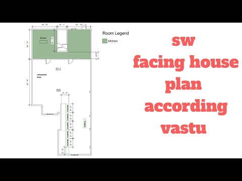  south  west  facing  80 x60 house  plan  according vastu  YouTube