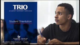 TRiO Student Support Services Orientation Video (Georgia State University-PC Dunwoody Campus)
