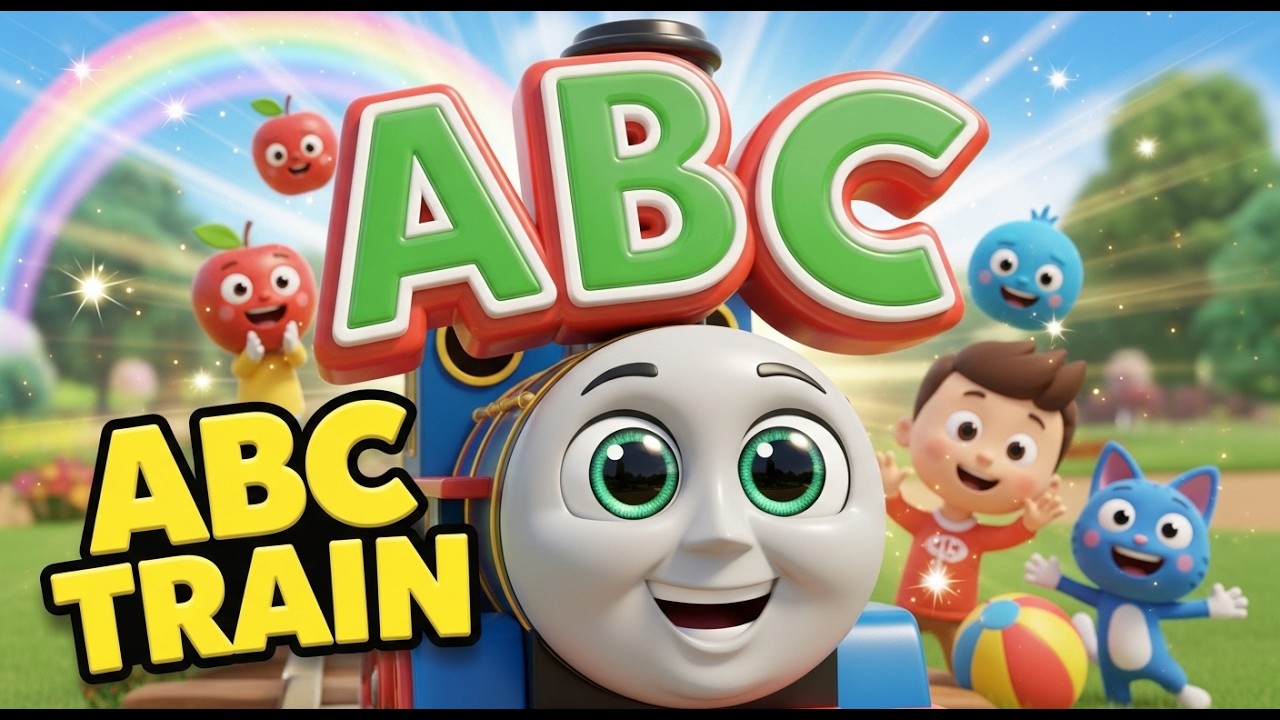 Alphabet Train Song 🚂 | A to Z ABC Song for Kids | Learn English ...