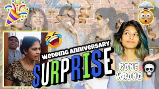 AMMA & PAPA’S WEDDING ANNIVERSARY SURPRISE GONE WRONG! 🤣 | thejathangu😉