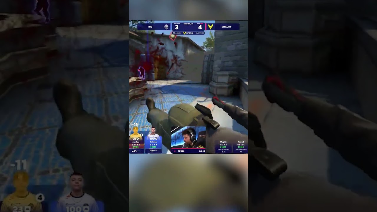 mantuu crazy 4k against Vitality