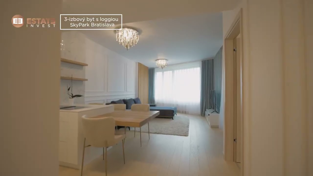 VYMEŇ SUSEDA! - VÝNIMOČNÝ priestranný 3 IZB. BYT s loggiou, SKY PARK, STARÉ MESTO, BA I.